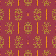 seamless pattern with floral pattern