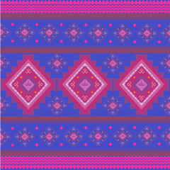 seamless knitted pattern