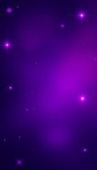 Fototapeta premium Vector illustration of sparkling purple lights and twinkling stars on violet background, festive, Christmas, holiday