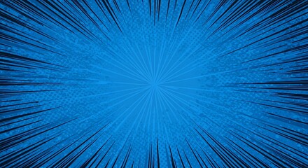 Obraz premium Blue Radiance AI Generated