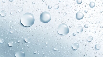 water droplets on a surface