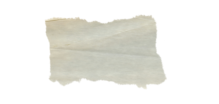 Torn piece of aged paper.  Perfect for backgrounds or textures.