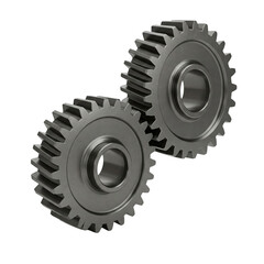3d icon illustration of a gear 