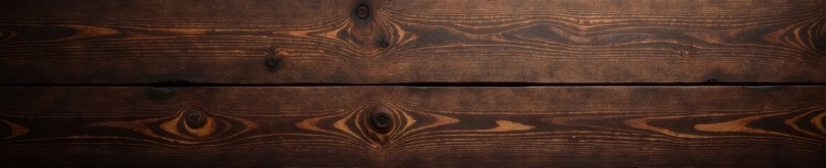 Richly stained dark wood background with subtle wood grain patterns, staining, richly