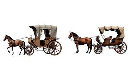 horse drawn carriage (png)