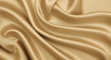 Fototapeta premium Golden Whisper of Silk AI Generated