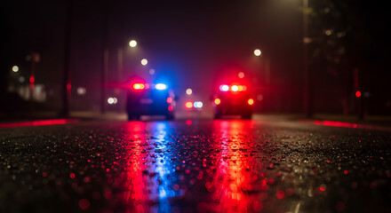 Crimson & Cobalt Nightfall AI Generated