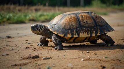Obraz premium turtle on the ground