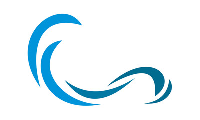 wave logo illustration design