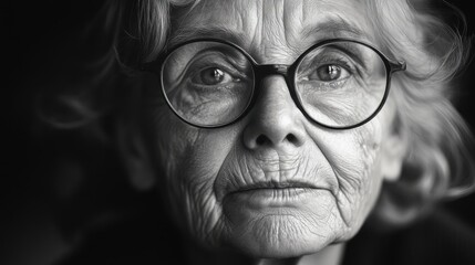 old woman face,image Ai