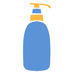 pump bottle of skincare lotion