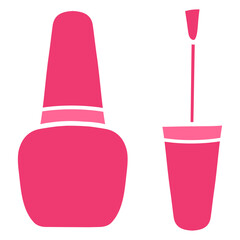 nail polish bottle vector illustration 