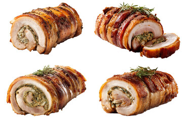 Crispy Porchetta Slice with Herbs