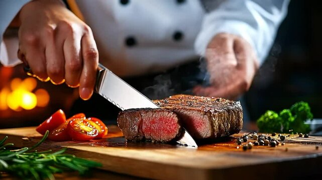 Sizzling Steak: A Culinary Masterpiece