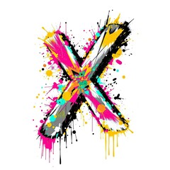 Obraz premium letter x