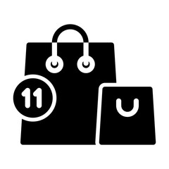 shopping bag Solid icon