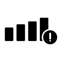 warning signal Solid icon
