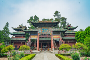 Fototapeta premium Guandi Temple, Yuncheng, Shanxi, China