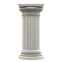 Elegant stone column architectural detail classic design