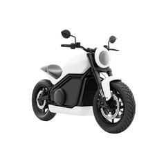 Dynamic motorcycle showcase urban setting cutout background concept digital art high-contrast viewpoint