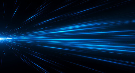 Celestial Blue Streak AI Generated