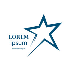 successful victory star logo design