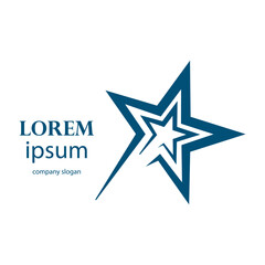 successful victory star logo design