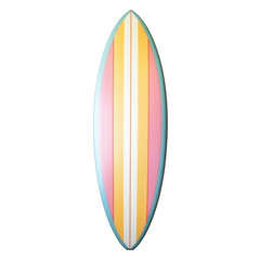 Pastel surfboard summer vibes ready to ride ocean waves