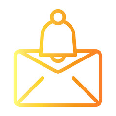 mail Line Gradient Icon