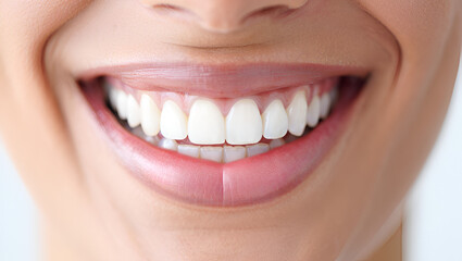 Fototapeta premium close up of a woman smile