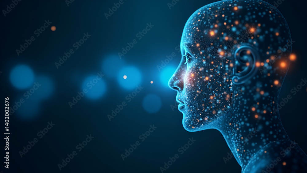 Poster showcase sophisticated voice-assisted customization technology: interactive audio interfaces, smart 