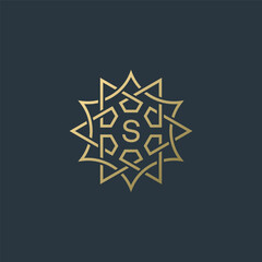 Ornate monogram design