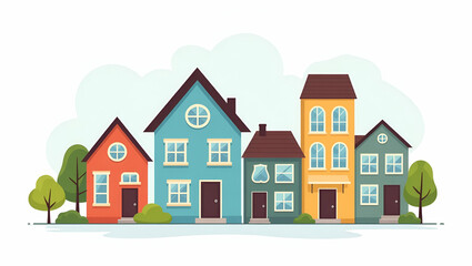 Innovative Urban Development: Addressing Housing Affordability Crisis with Sustainable Construction, Policy Reforms, and Community-Driven Initiatives - Cute Vector Illustration