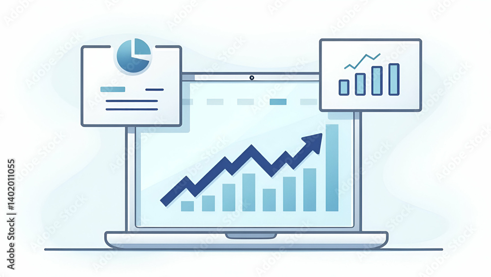 Poster flat showcase: refined financial overview dashboard visuals - comprehensive fiscal analytics, budget