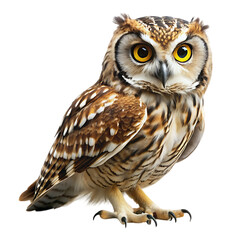 Obraz premium Brown Owl, Bird of Prey Image