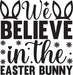Happy Easter SVG Design Cute Easter Quotes SVG Bunny