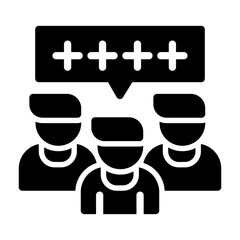 positive community Solid icon