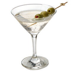 Martini isolated on transparent background