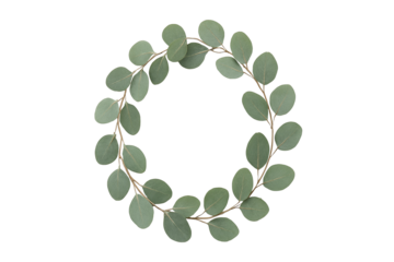 ユーカリの葉のアレンジ チュラルな装飾とボタニカルデザイン