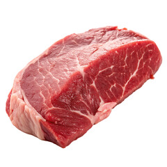 raw meat isolated on white background, PNG