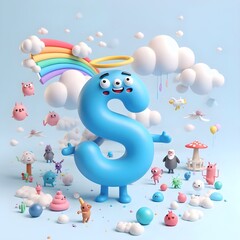 happy birthday card with elephant