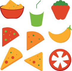 different-new-year-vector-element-set