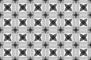 Seamless pattern with abstract vector