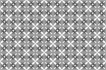 Seamless pattern with abstract vector