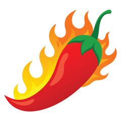 red chilli with firing vector