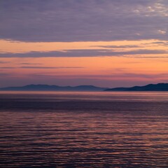 Fototapeta premium sunset in the sea beautiful photography top quality photographs sunset photo beautiful wallpaper best quality photography