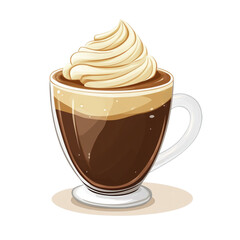 Delicious Coffee Drink Whipped Cream Indulgence Sweet Treat