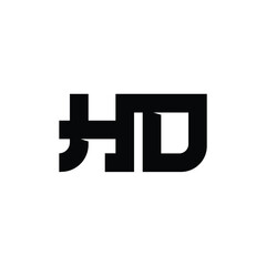 HD monogram logo design letter text name symbol monochrome logotype alphabet character simple logo
