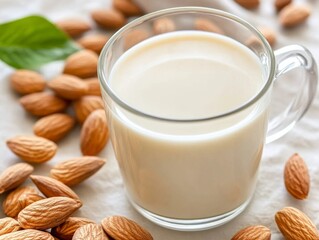 Minimalist Almond Milk with Whole Almonds