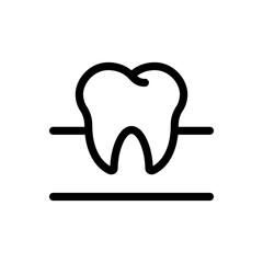 Tooth or teeth icon. Perfect for dental clinics, hygiene products, or healthcare related design